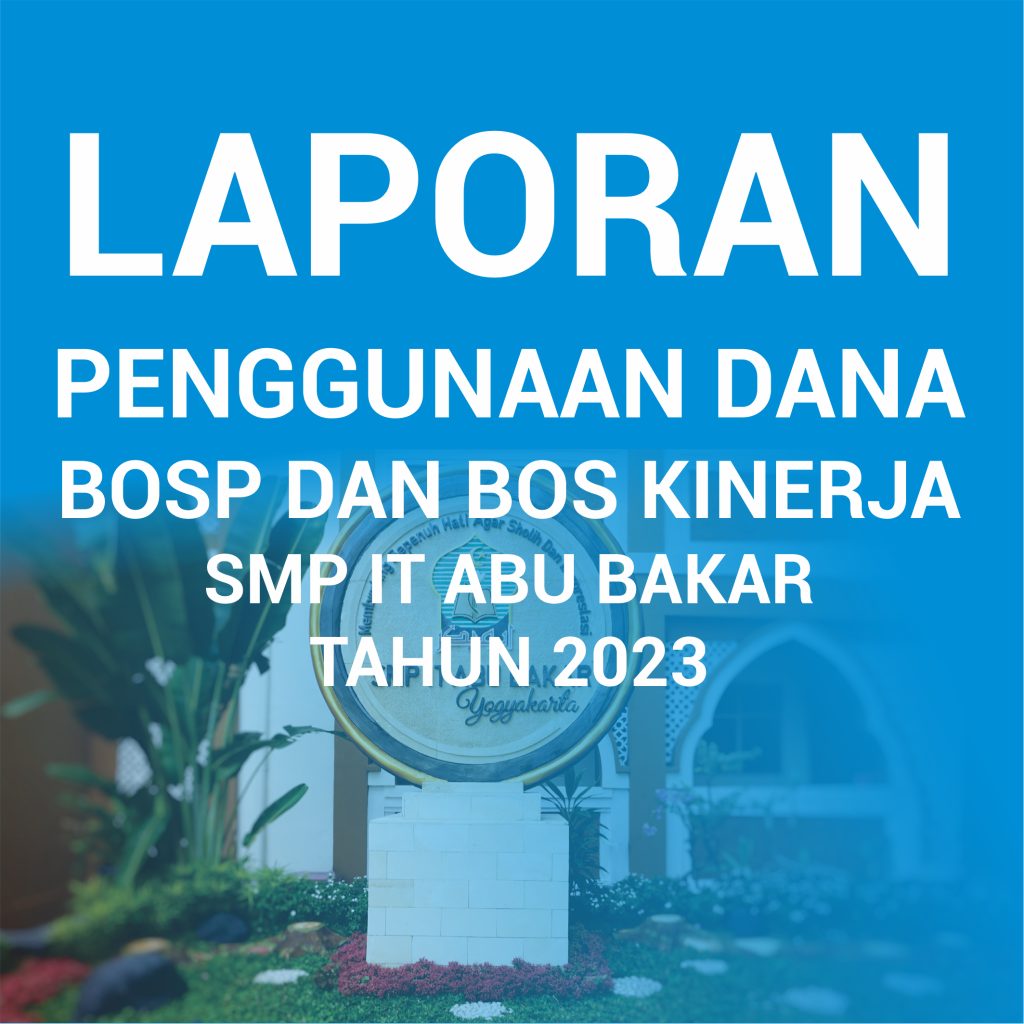 PUBLIKASI LAPORAN REALISASI PENGGUNAAN DANA BOSP DAN BOS KINERJA TAHUN 2023