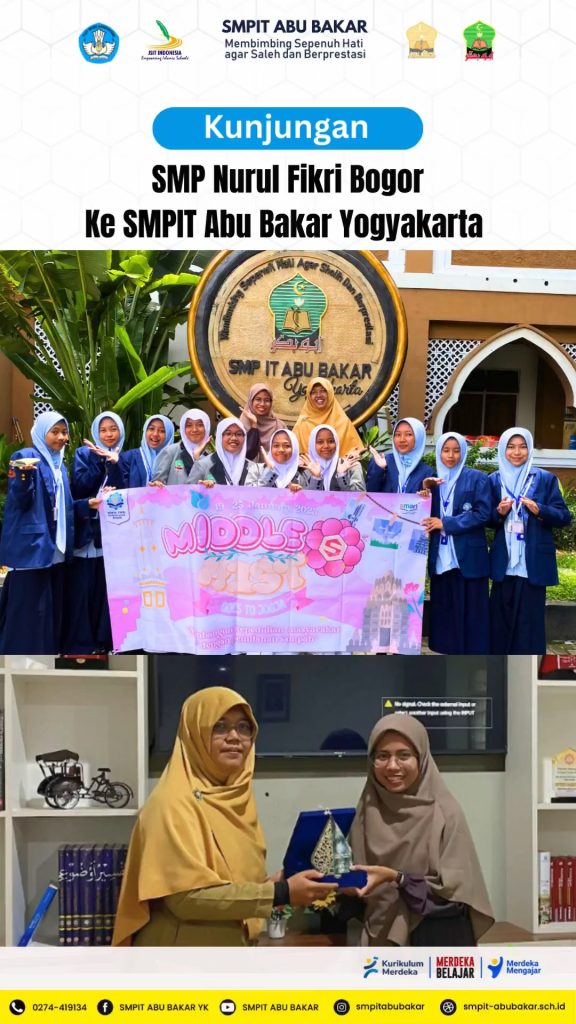 LUASKAN WAWASAN DAN PENGALAMAN, SMPIT ABU BAKAR YOGYAKARTA SAMBUT HANGAT KEGIATAN <em>STUDENT JOURNEY</em> DARI SMPIT NURUL FIKRI BOARDING SCHOOL BOGOR