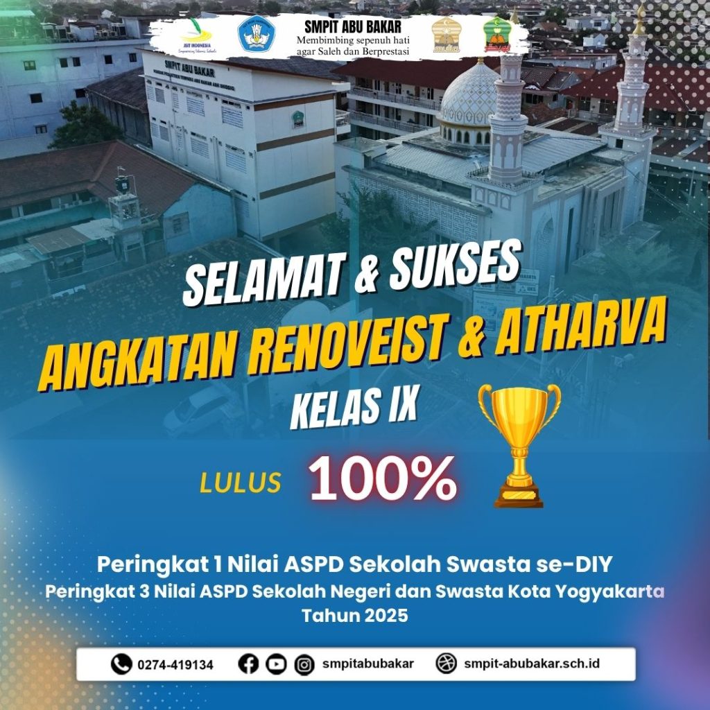 SMPIT Abu Bakar Yogyakarta Raih Prestasi Gemilang dalam Kelulusan Angkatan Ke-22