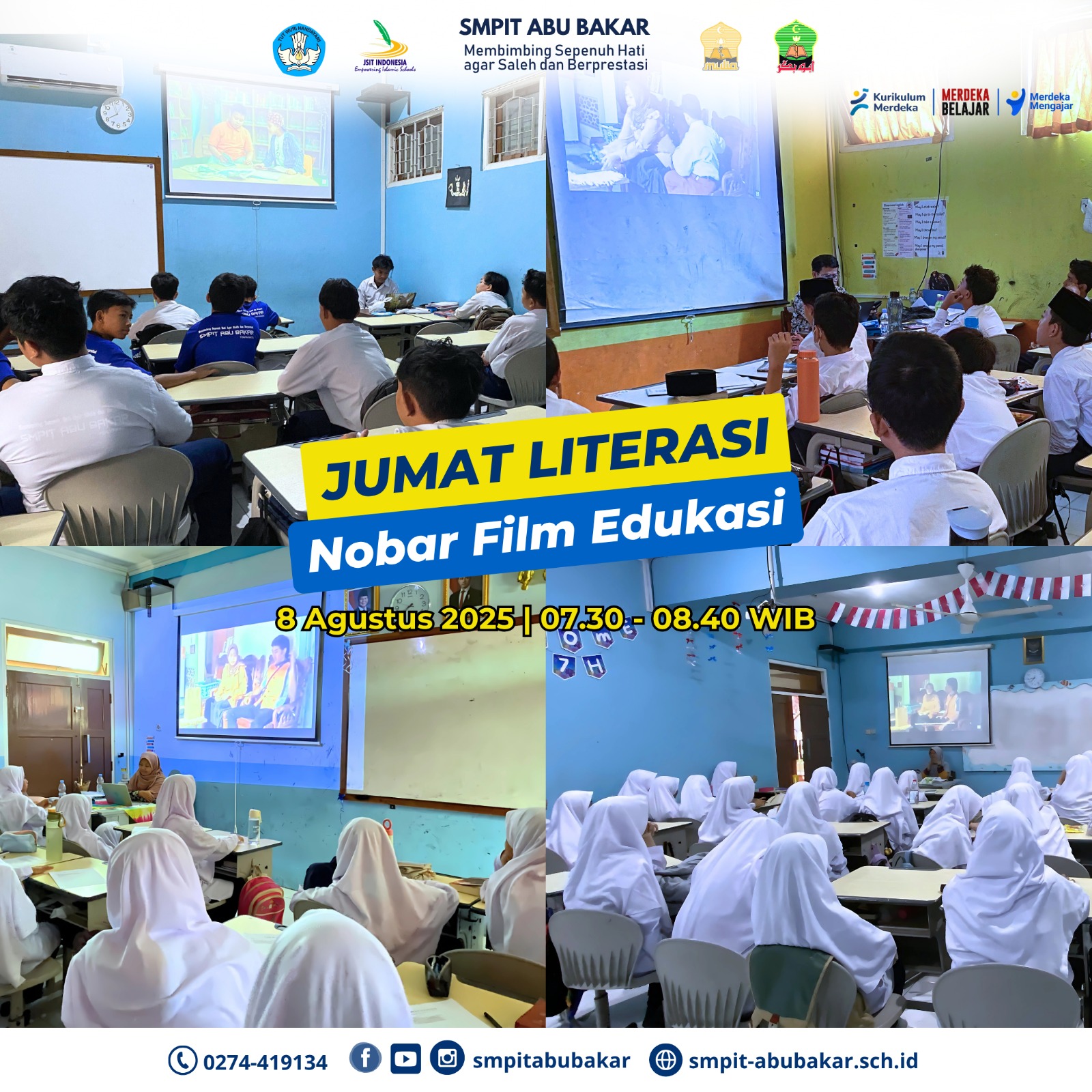 Literasi Jumat Pagi: Nonton Bareng Film Pendidikan ‘Wang Sinawang’